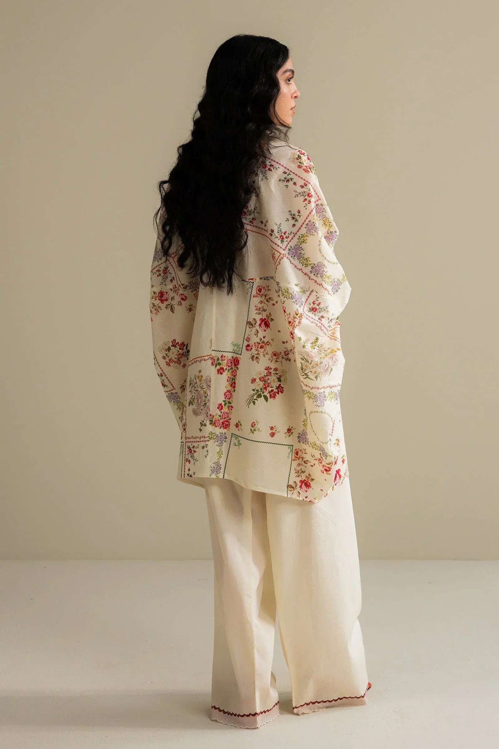 3 Piece Stitched Designer Suit - Ready To Wear
