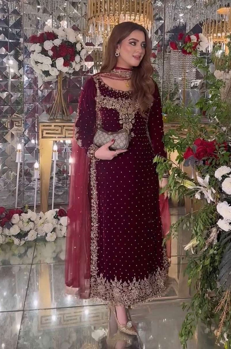 Velvet Embroidered Ready To Wear